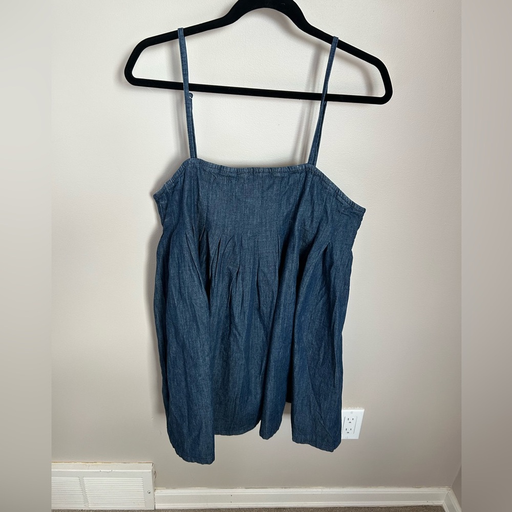 Zara | Denim Mini Dress | Size XL